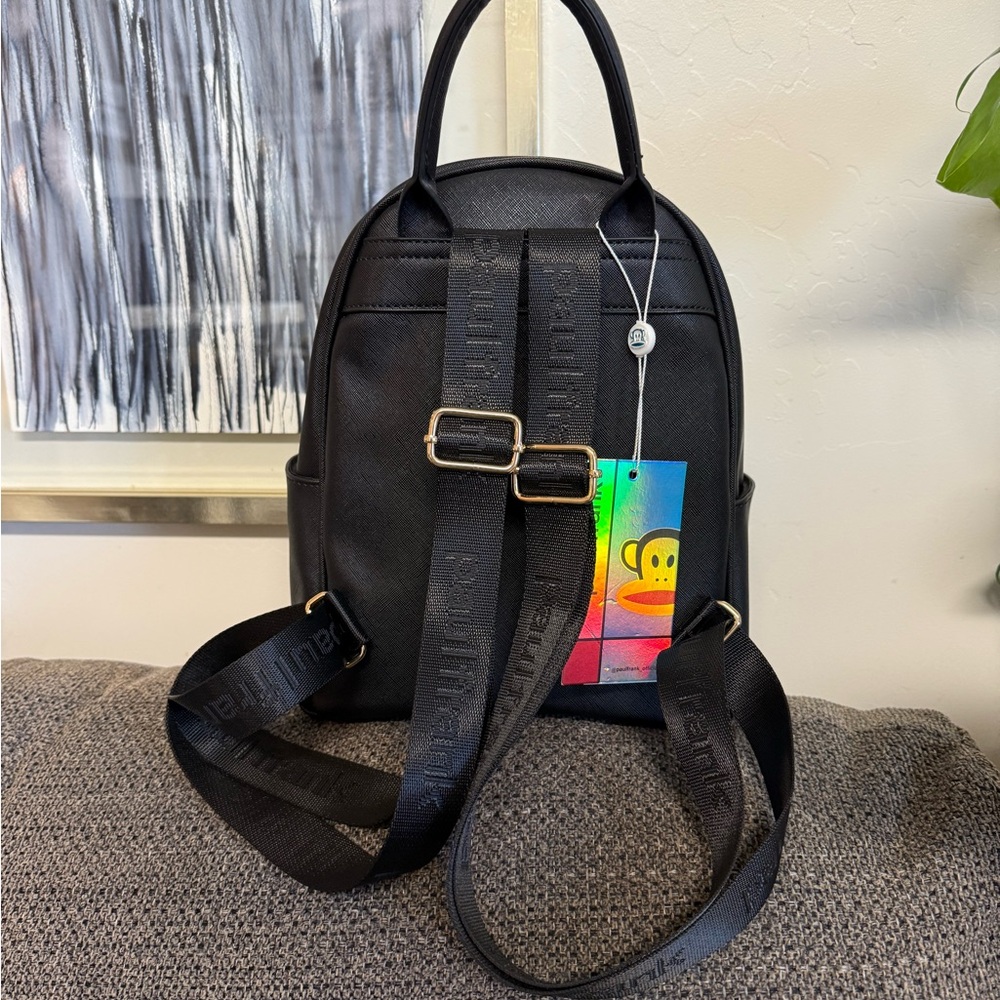 Paul Frank Black Backpack with Monkey Face - Picture 2 of 3